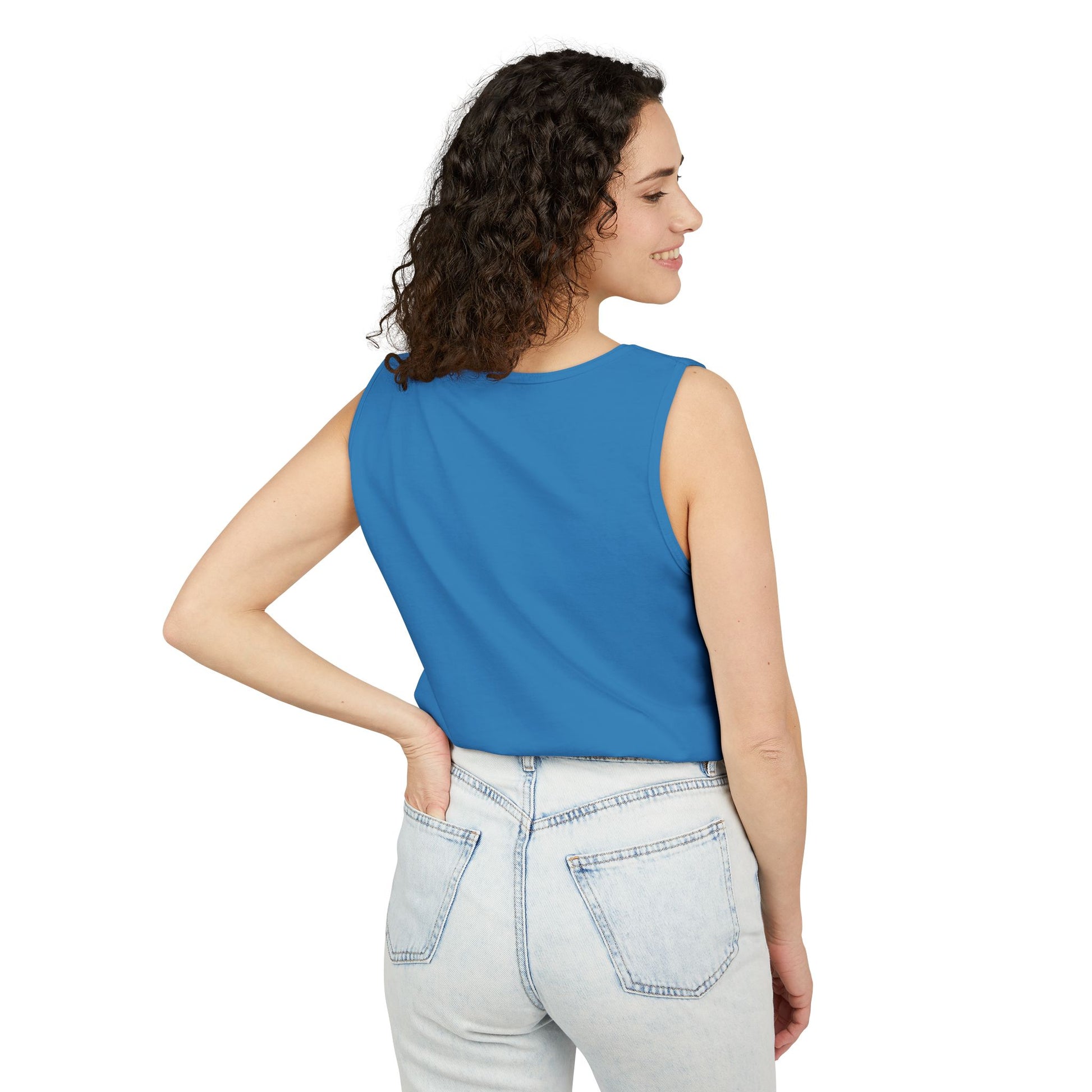 Unisex Graphic Tank Top - Tomba Touro, Casual Wear, Summer Outfit, Gift for Animal Lovers, Fitness Apparel, Festival Wear