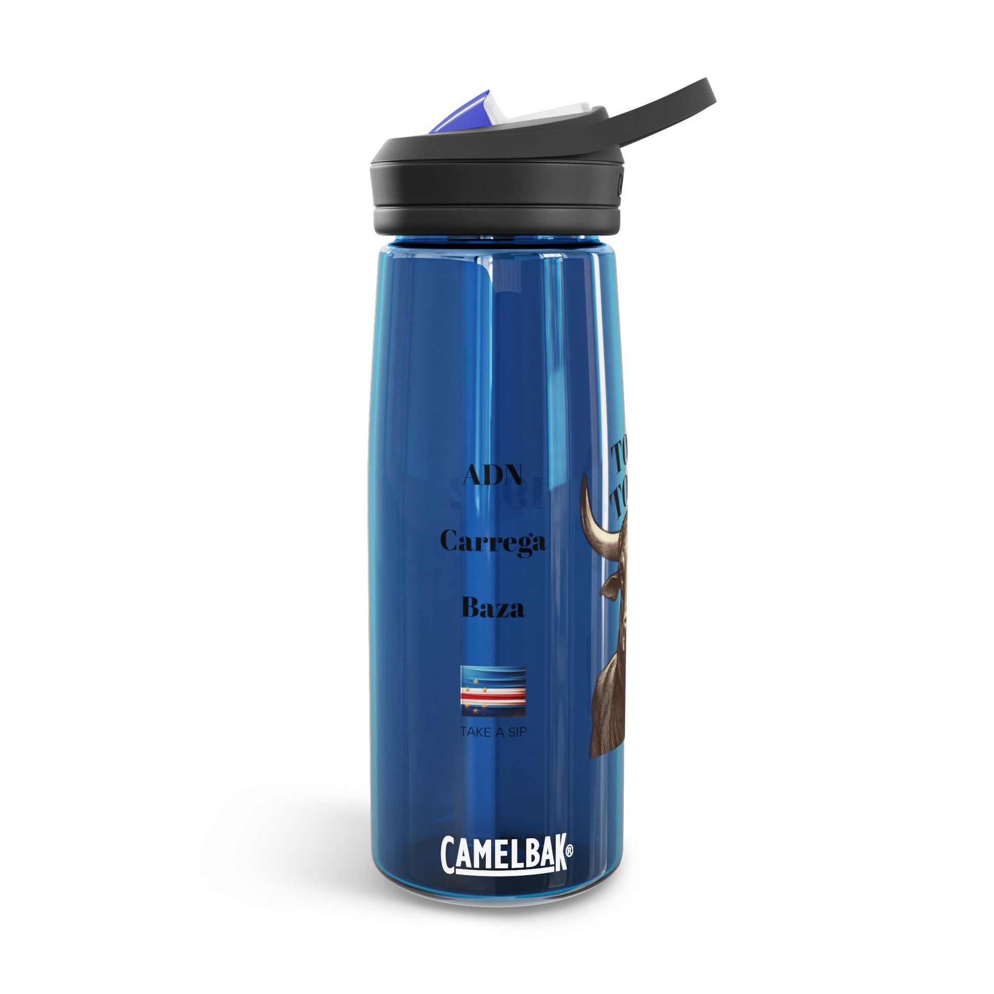 CamelBak Eddy Water Bottle - Tomba Touro Design | Unique Travel Mug, Personalized Water Bottle, Gift for Herdsmen, Outdoor Adventure
