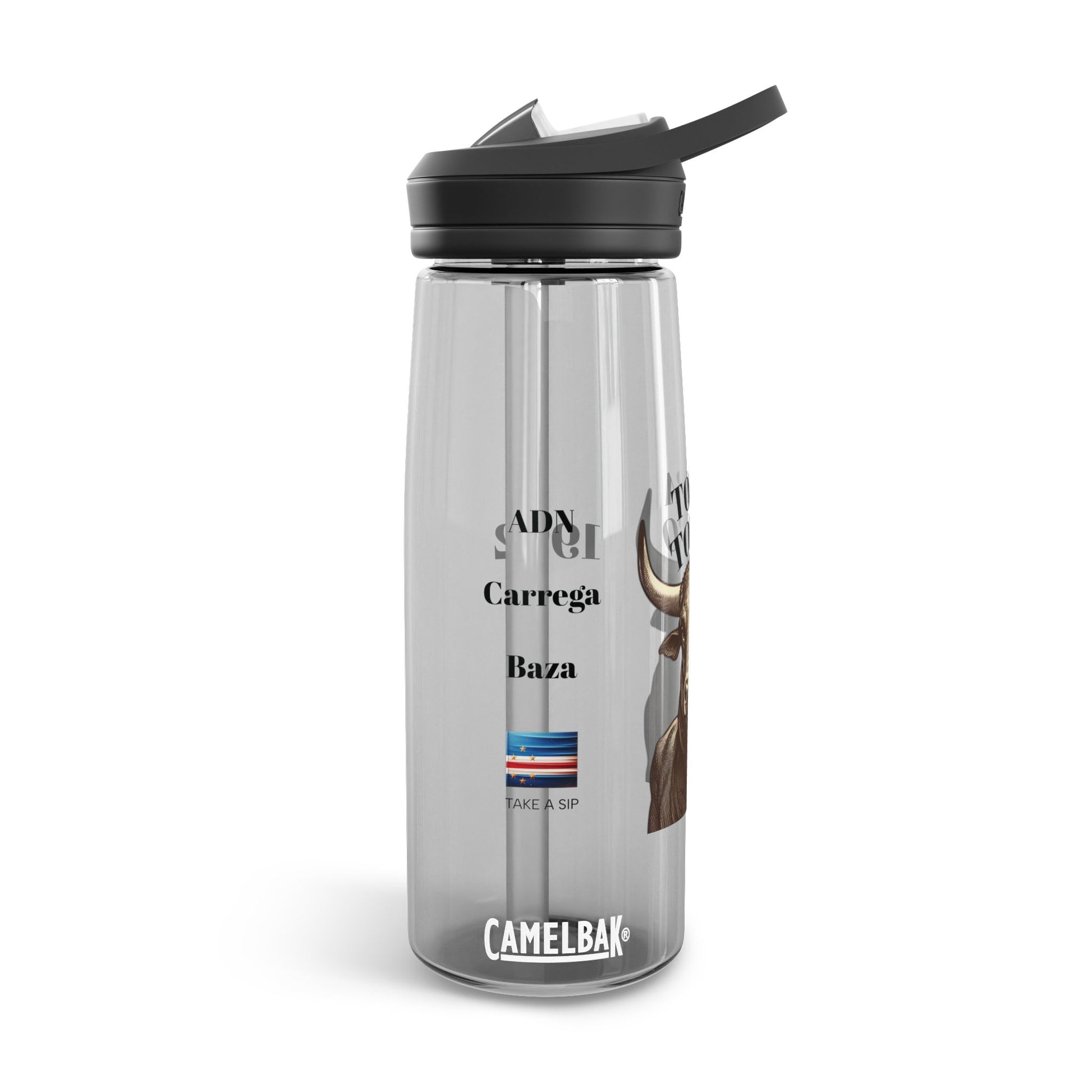 CamelBak Eddy Water Bottle - Tomba Touro Design | Unique Travel Mug, Personalized Water Bottle, Gift for Herdsmen, Outdoor Adventure