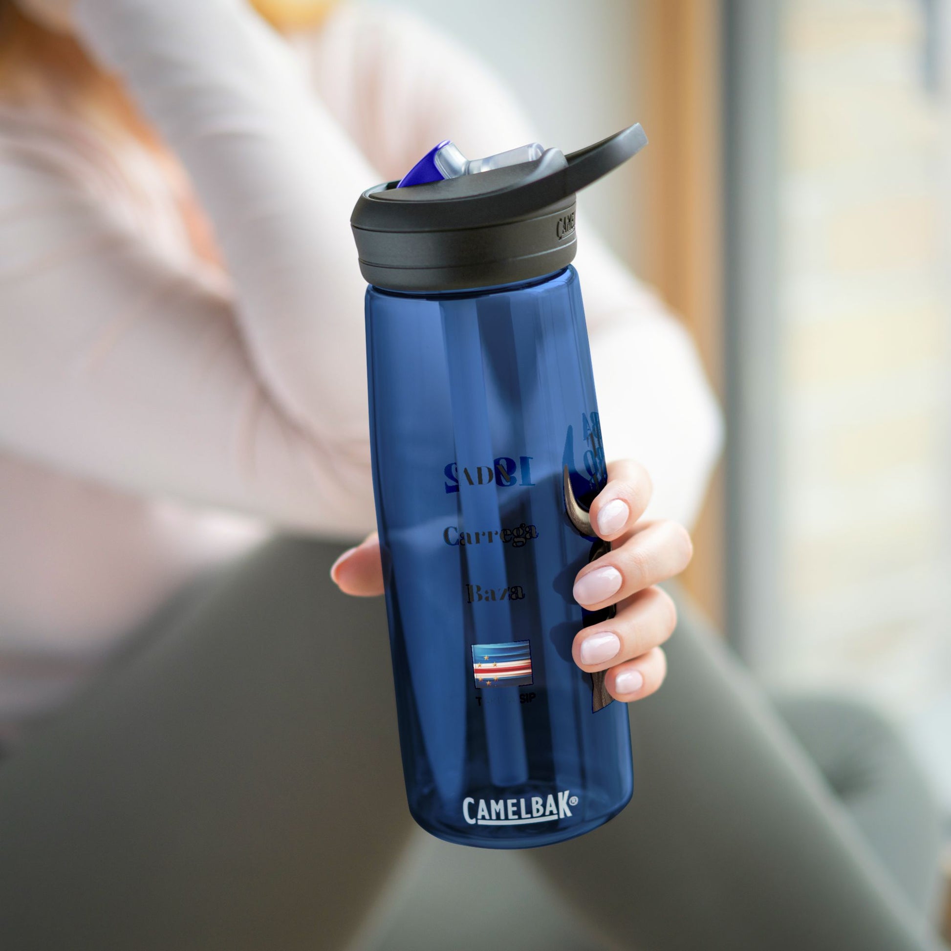 CamelBak Eddy Water Bottle - Tomba Touro Design | Unique Travel Mug, Personalized Water Bottle, Gift for Herdsmen, Outdoor Adventure