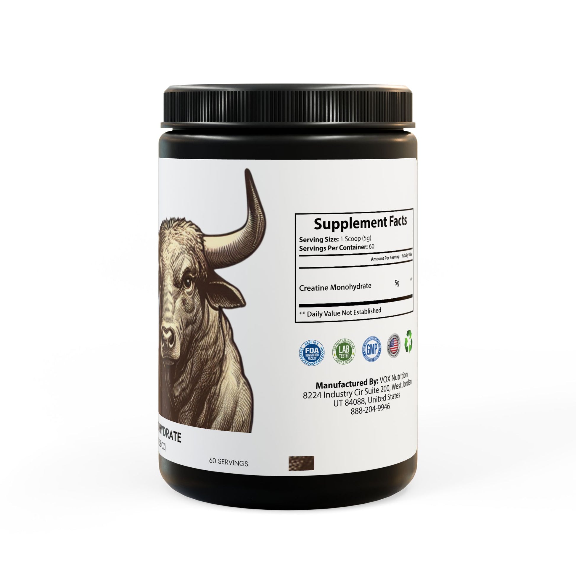 Creatine Monohydrate Supplement (300g, 10.58oz)